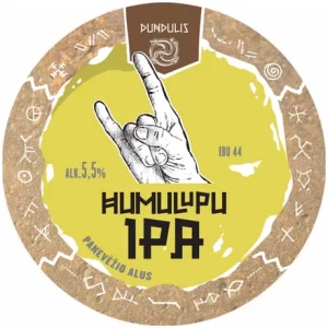 Dundulio Humulupu IPA etiketė