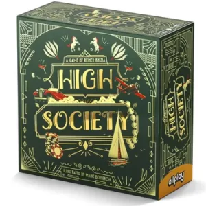 Stalo žaidimo High Society dėžė